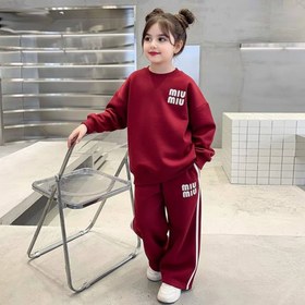 تصویر ست دخترانه میو میو سایز ۵۰ و ۵۵ رنگ سبز 