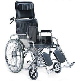 تصویر ویلچر برانکاردی جی تی اس مدل 608GC JTS Stretcher Wheelchair 608GC