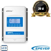 تصویر شارژکنترلر خورشیدی 30 آمپر 12/24 ولت MPPT برند EPEVER مدل XTRA3210N-XDS2 30A 12/24V MPPT Charge Controller EPEVER XTRA3210N-XDS2