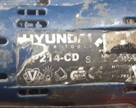 تصویر دریل و پیچ گوشتی شارژی هیوندای کره اصلی مدل HYUNDAI P214-CD استوک 