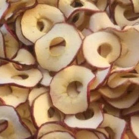 تصویر سیب قرمز خشک شده 