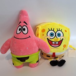 تصویر عروسک پولیشی باب اسفنجی و پاتریک 