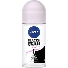 تصویر مام نیوا رولی بلک اند وایت invisible Black and white 50ml 