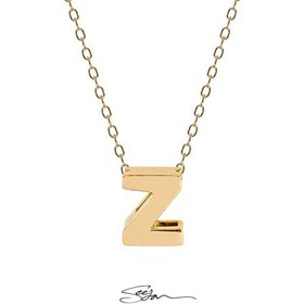 تصویر گردنبند طلا حرف Z 