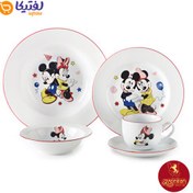 تصویر سرویس چینی ۵ پارچه کودک میکی موس چینی زرین ایران 