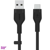 تصویر کابل شارژ سریع فوق مقاوم USB-A به USB-C بلکین (Belkin) مدل CAB008bt1MBK طول 1 متر 