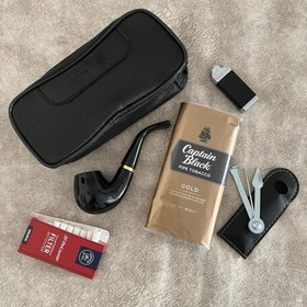 تصویر پک کامل پیپ قهوه ای سوخته 