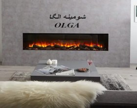 تصویر شومینه برقی LCD سایز 180-برند OLGA 