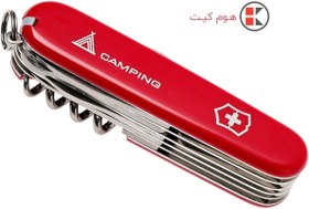 تصویر چاقو وابزار چندکاره ویکتورینوکس قرمز Victorinox_Camper Campi Red_ 1.3613.71 