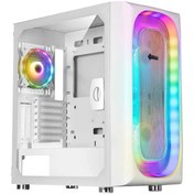 تصویر کیس کامپیوتر فاطر FG-790W RGB Mid Tower سفید Fater FG-790W RGB Mid Tower White Computer Case