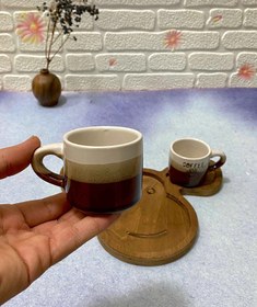 تصویر شات سرامیکی دو عددی coffee 