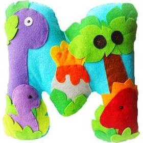 تصویر آویز نام کودک هیاهو مدل M-03 