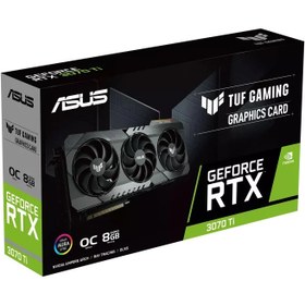 تصویر کارت گرافیک ایسوس مدل RTX 3070 Ti TUF Gaming OC ظرفیت ۸ گیگابایت 