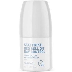 تصویر رول دئودرانت و شاداب کننده مردانه stay fresh deo rollon day control ضد تعریق و خوشبو کننده day control آقایان 50 میلی لیتر فارماسی | Farmasi