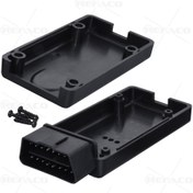 تصویر کانکتور 16پین او بی دی نری REFACO OBDII CONNECTOR 16PIN MALE LONG COVER WITH 3 LED HOLE DEBUG دیاگ RFOBMB-3 