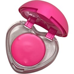 تصویر رژ لب خمیری قلبی سرخابی 