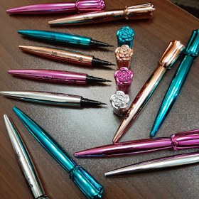 تصویر خط چشم طرح گل رز 