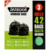 تصویر کیسه زباله 3 رول 42 برگی متوسط سبز دارکوب Darkoob ا Darkoob medium red garbage bag 3 rolls 42 bags Darkoob medium red garbage bag 3 rolls 42 bags
