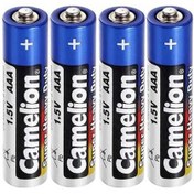 تصویر باتری نیم قلمی کملیون مدل Super Heavy Duty بسته 4 عددی Camelion Super Heavy Duty AAA Battery Pack of 4