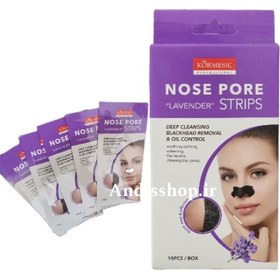 تصویر چسب بینی ورقه ای ۱۰ عددی nose pore