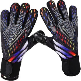 تصویر دستکش دروازه بانی آدیداس مشکی رنگی اورجینال سایز ۸-۹-۱۰ - سایز Adidas predator goalkeeper gloves