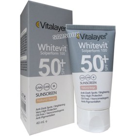 تصویر فلوئید ضد آفتاب ضد لک وایت ویت ویتالیر ۵۰ میلی لیتر Vitalayer Whitevit Anti-Brown Spot Whitening Fluid ۵۰ ml