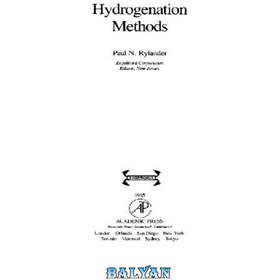 تصویر دانلود کتاب Hydrogenation methods روش های هیدروژناسیون