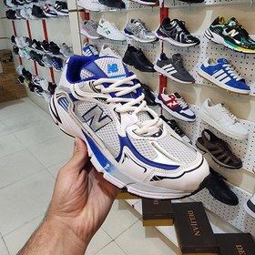 تصویر کفش نیوبالانس 960 سفید-آبی مدل مردانه - new balance 960 