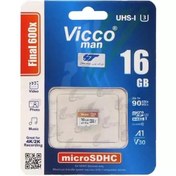 تصویر رم کارت حافظه 16 گیگ شونزده گیگ ویکومن vicco man مدل 600x 