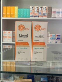 تصویر ضد افتاب رنگی برند لایسل Liesel sunscreen