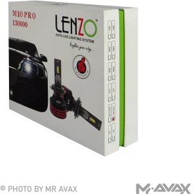 تصویر هدلایت لنزو (Lenzo) مدل M10 PRO پایه H4 (بسته دوتایی) ا Lenzo Headlight M10 Pro H4 Lenzo Headlight M10 Pro H4