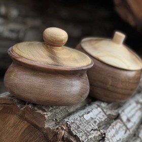 تصویر قندان چوبی 