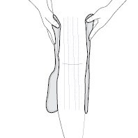 تصویر زانوبند ایموبلایزر و ثابت کننده زانو پاک سمن کد 086 سایز Paksaman Knee Imobiliazer Code 086 size