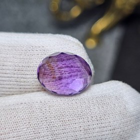 تصویر نگین سنگ آمیتیست معدنی کد 36487 