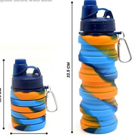 تصویر قمقمه سیلیکونی تاشو خارجی اعلا 