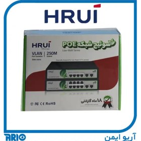 تصویر سوئیچ PoE اچ ار یو ای HRUI HR902-AF-82N HRUI HR902-AF-82N