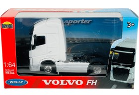 تصویر ماکت کشنده 1/64 ولی Volvo FH سفید 