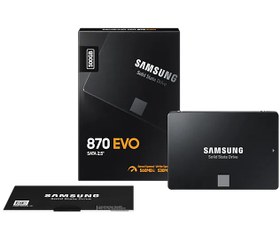تصویر اس اس دی اینترنال سامسونگ مدل EVO 870 ظرفیت 500 گیگابایت ا SSD حافظه سامسونگ مدل اس اس دی اینترنالEVO 870 ظرفیت 500GB SSD حافظه سامسونگ مدل اس اس دی اینترنالEVO 870 ظرفیت 500GB