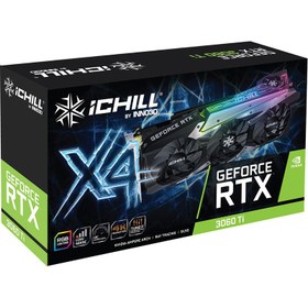 تصویر کارت گرافیک اینو تری دی GEFORCE RTX 3060 TI ICHILL X4 8GB GDDR6X INNO3D GEFORCE RTX3060 TI GDDR6X ICHILL X4 8GB GRAPHIC CARD