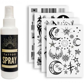 تصویر اسپری تتو موقت Tattoo Spray مدل STT125 