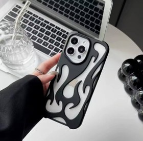 تصویر قاب flame balck و silver کد C3947 