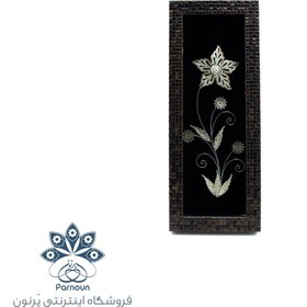 تصویر قاب گل نقره اصفهان با ابعاد 12 در 32 سانتیمتر 