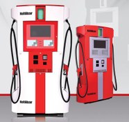 تصویر دیسپنسر چهار نازل پمپ بنزین 