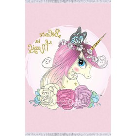 تصویر فرش کودک طرح یونیکورن DC6043 