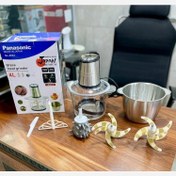 تصویر خردکن دوکاسه پاناسونیک مدل SL-2024 ظرفیت ۴ لیتر با ۶ تیغه تیتانیوم 