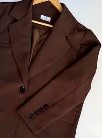تصویر بلیزر کت لیورا رنگ موکا Liora Blazer Coat | Mocha