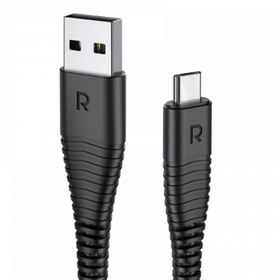 تصویر کابل تبدیل USB-A به Micro USB راوپاور مدل RP-CB048 طول 1 متر 