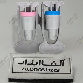 تصویر شیر آبسردکن افترون بصورت جفت اورجینال Aftron water cooler faucet in original pair