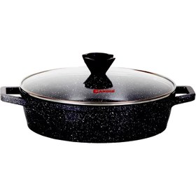 تصویر تابه دودسته گرانیت کلاسیک کاندید رنگ Candid Two Handle Classic Granite Pan