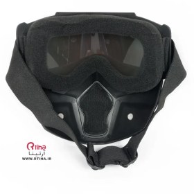 تصویر عینک موتور سواری فیس دار BLACK B-32 face glasses BLACK B-32 | Motorcycle face